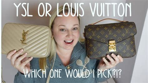 YSL vs Louis Vuitton handbags